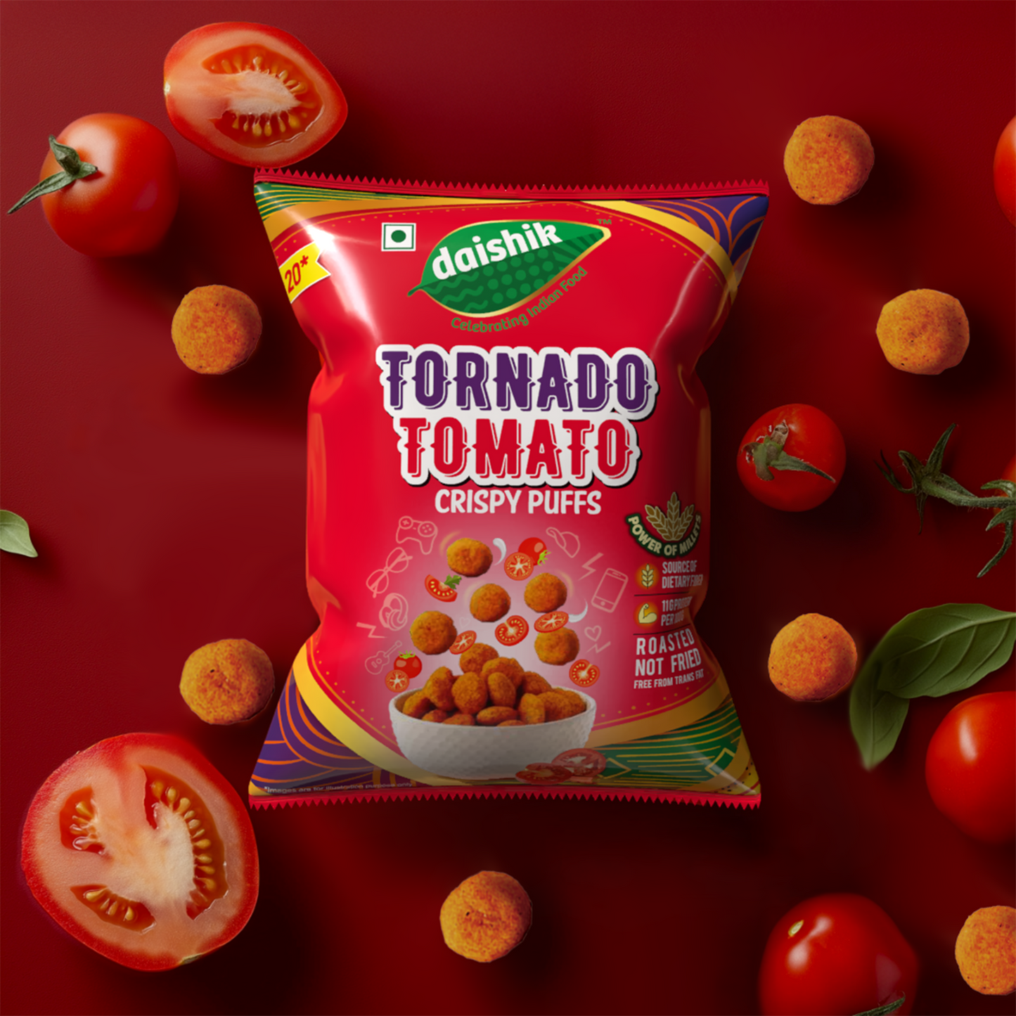 Tornado Tomato Crispy Puff 60g